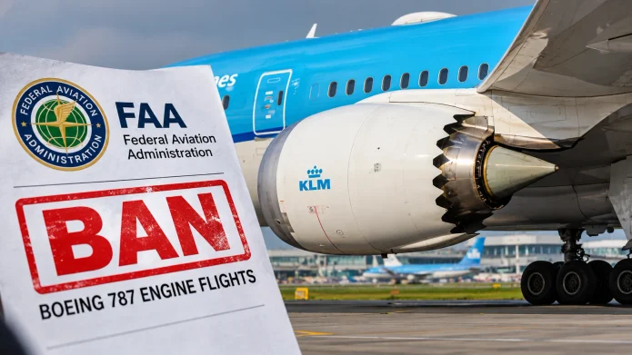 FAA Bans Broken 787 Engine Flights FAA Bans Broken 787 Engine Flights