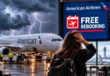 American Airlines Issues Free Rebooking Waiver for Storm-Impacted Flights American Airlines Issues Free Rebooking Waiver for Storm-Impacted Flights