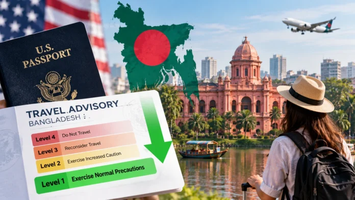 U.S. Lowers Travel Advisory Level for Bangladesh