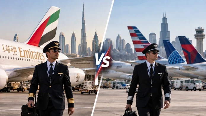 Emirates vs US Legacy Carriers: Expat Pilot Salary Compared Emirates vs US Legacy Carriers: Expat Pilot Salary Compared