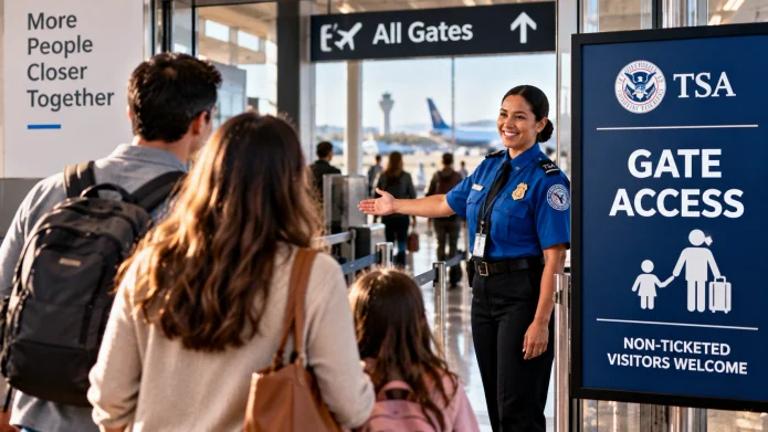 TSA Expands Airport Gate Access for Non-Ticketed Visitors TSA Expands Airport Gate Access for Non-Ticketed Visitors