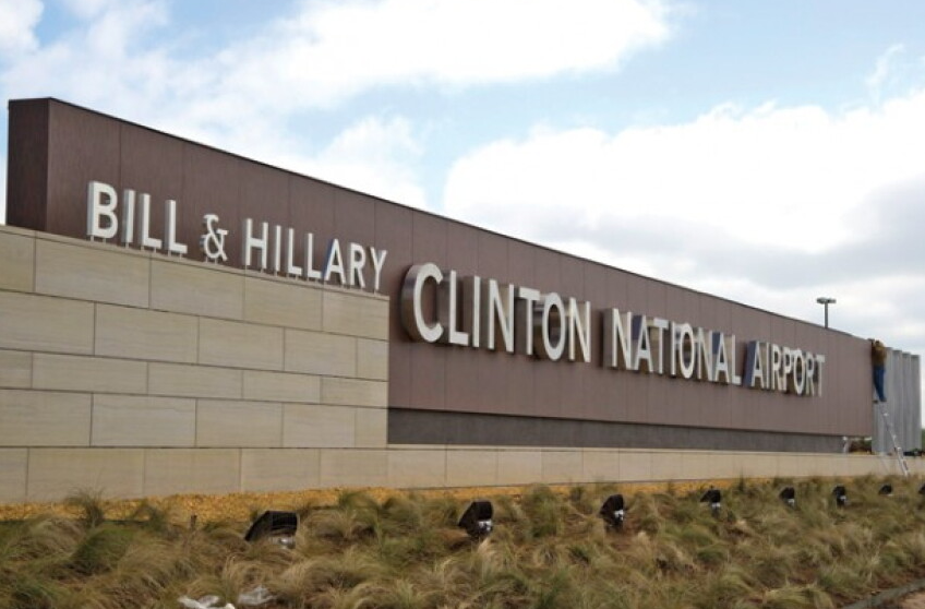 Bill and Hillary Clinton National Airport in Little Rock, Arkansas