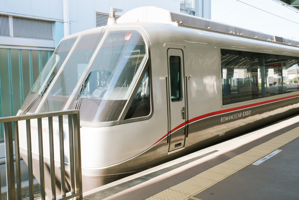 Shinjuku to Enoshima Rapid Express train