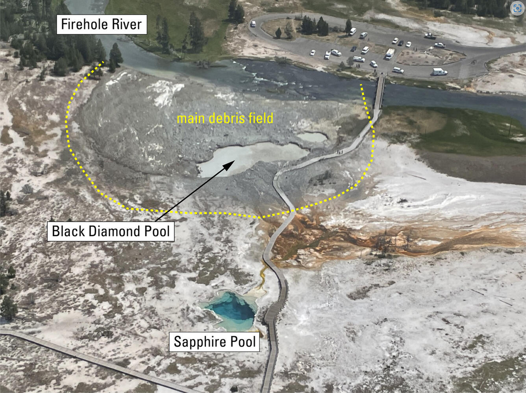 Yellowstone Biscuit Basin hydrothermal explosion