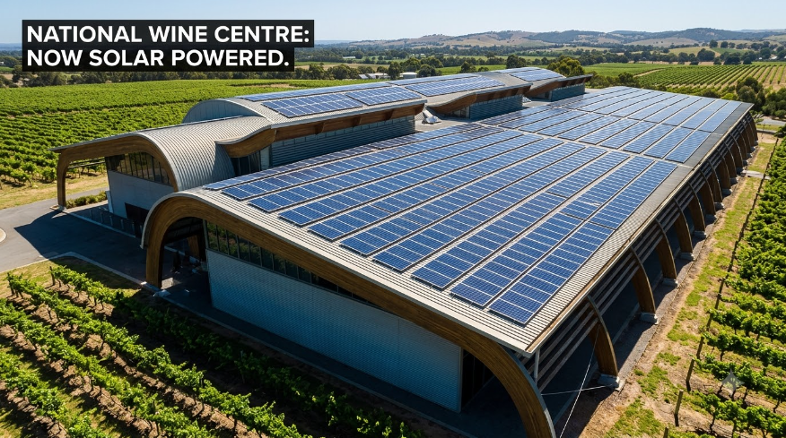 National Wine Centre of Australia Activates 100 kW Rooftop Solar