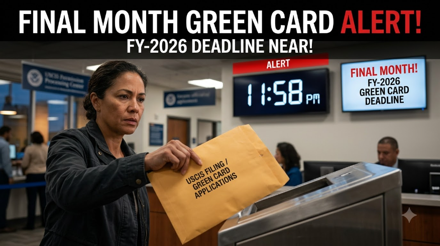 U.S. Green Card Filing Alert: USCIS Issues Final Month Guidelines for FY-2026