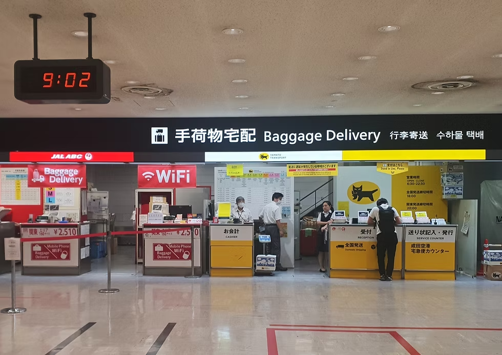 Luggage Shipping Services in Japan