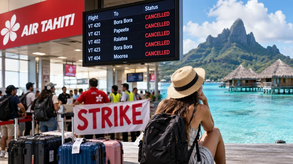 Air Tahiti Flight Warning