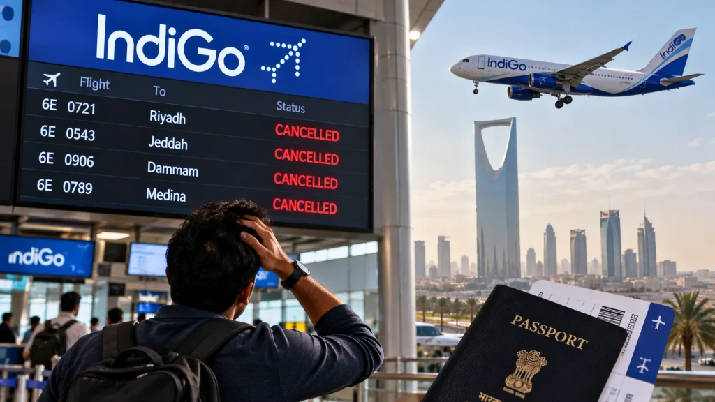 IndiGo Cancels All Saudi Flights