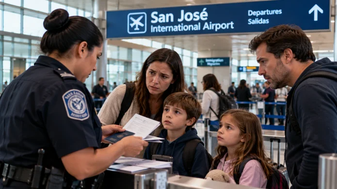 Children Blocked At San Jose Airport: Exit Permits Voided