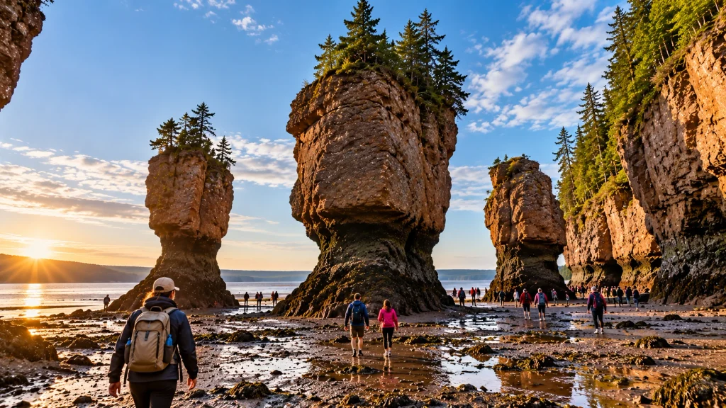 Low-Tide Window at Hopewell Rocks