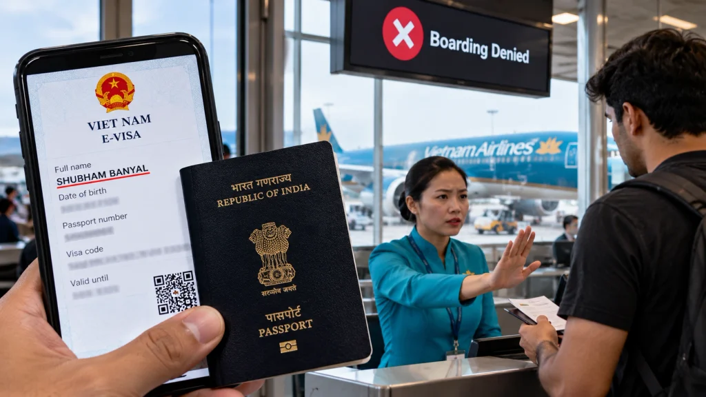 Vietnam E-Visa Name Mismatch: How To Avoid Boarding Denial