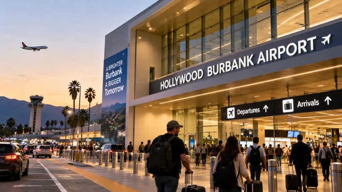 How Hollywood Burbank Airport's New $1.3B Terminal Now Works How Hollywood Burbank Airport's New $1.3B Terminal Now Works