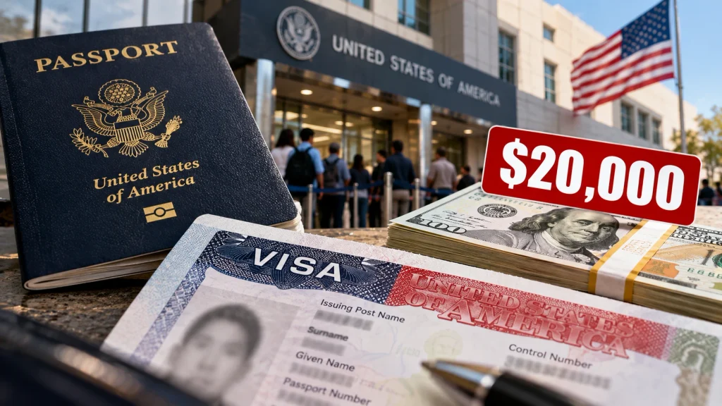 US Visa Bond Hits 50 Nations: Check $20K Deposit Rules