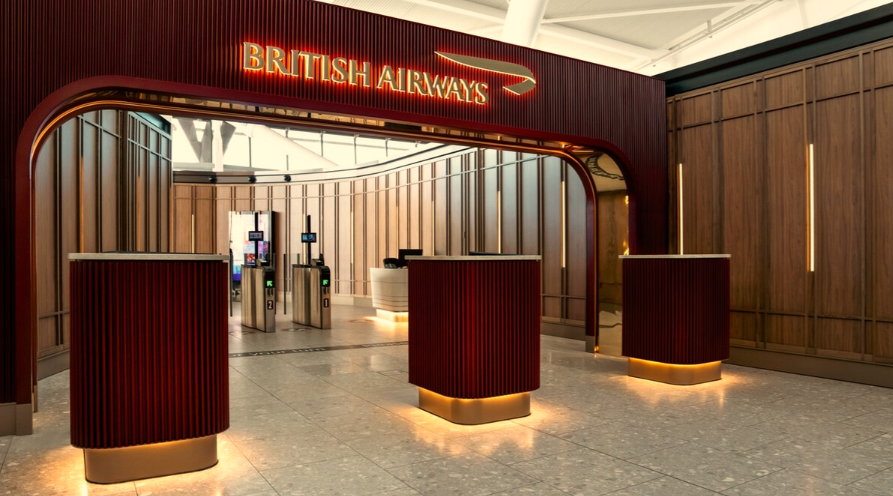 British Airways First Wing Check-In