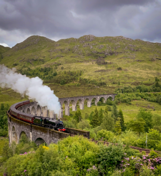 Glenfinnan Viaduct in Inverness-shire