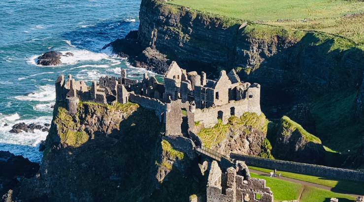 Dunluce Castle in Northern Ireland